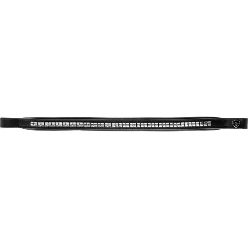 Covalliero Black Clincher Noseband – Adjustable & Contoured Fit 1