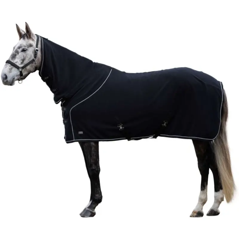 Covalliero Therm Sweat-Resistant Cooling Sheet With Neck Cover In Black 1