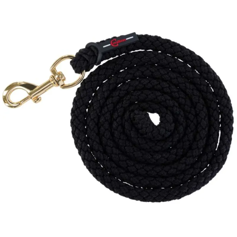 Covalliero Topline Halter Rope With Snap Hook – Black 1