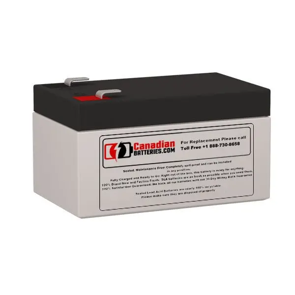 Det Power Sj12V1.2Ah Replacement Battery – 12V 1.2Ah Sealed Lead-Acid With F1 Terminals 1