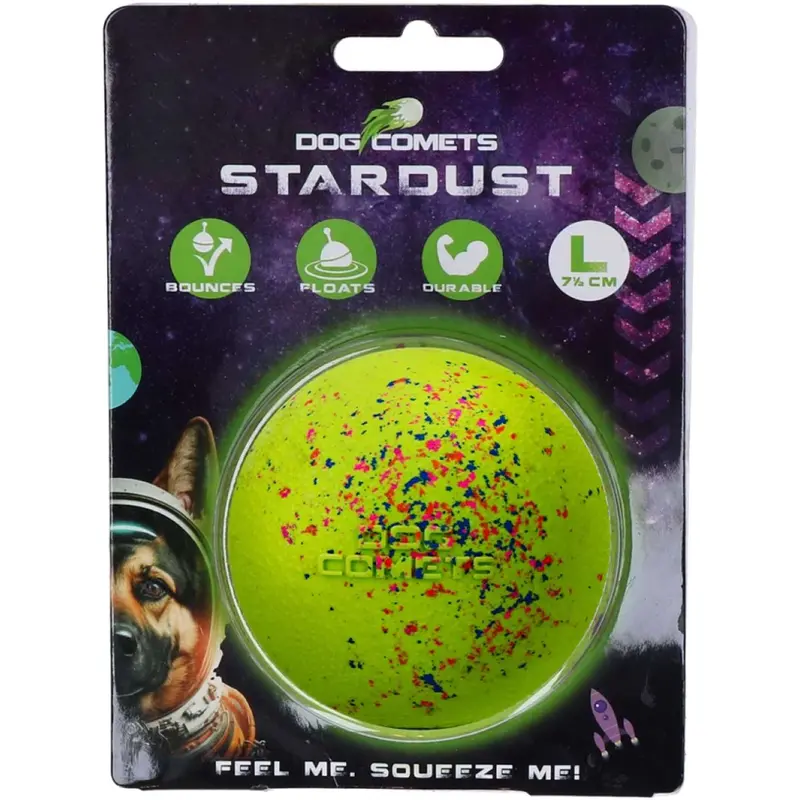 Dog Comets Stardust Ball – Green 1