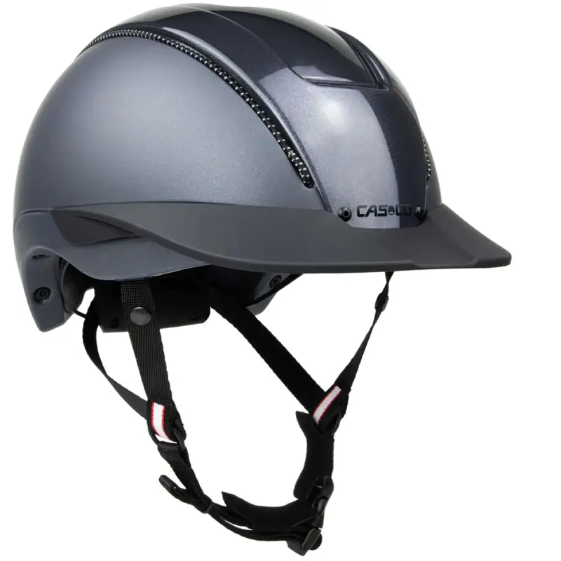 Duell Charcoal Grey Riding Helmet 1