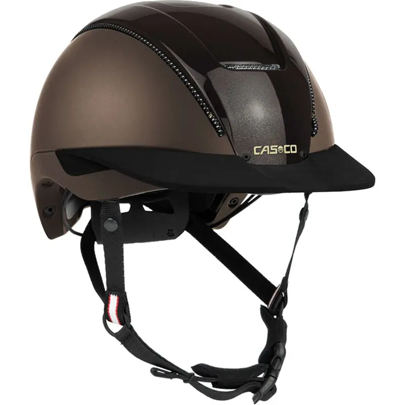 Duell Dark Brown Equestrian Helmet 1