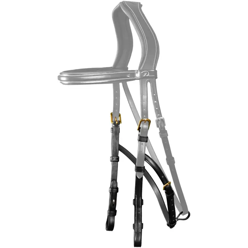 Dyon Black Hackamore Cheek Pieces 1