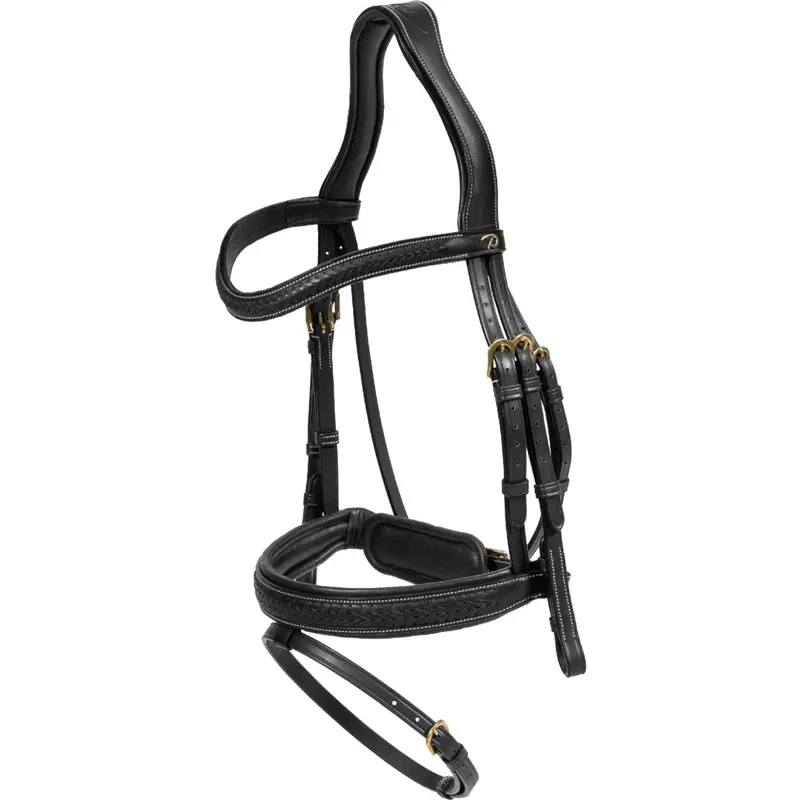 Dyon Black Woven Pull-Back Bridle 1
