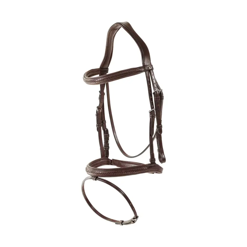 Dyon Braided Flash Bridle In Brown 1