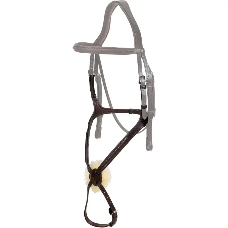 Dyon Braided Mexican Noseband In Brown 1