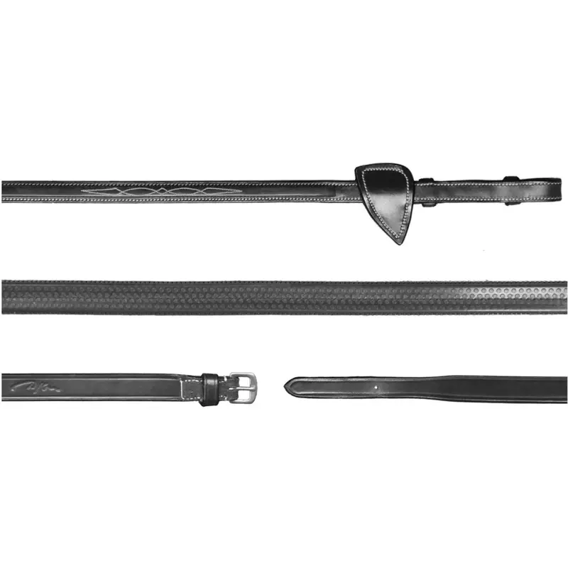 Dyon Us-Style Half-Size Rubber Reins – Black 1