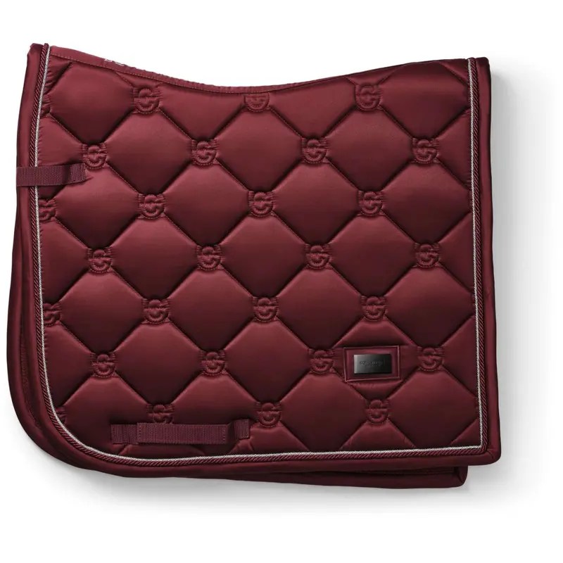 Equestrian Stockholm Bordeaux Dressage Saddle Pad 1