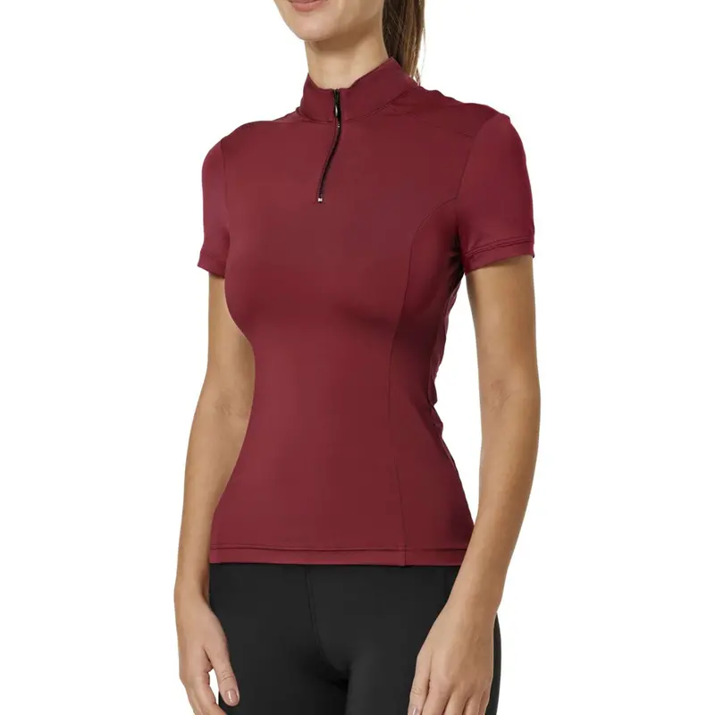 Equestrian Stockholm Bordeaux Uv-Protective Riding Shirt 1