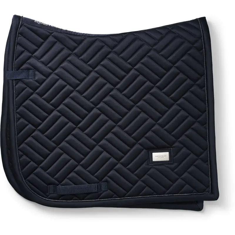 Equestrian Stockholm Midnight Blue Modern Dressage Saddle Pad 1