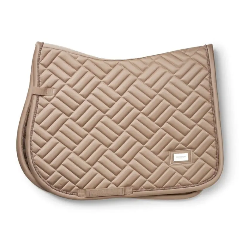 Equestrian Stockholm Modern Show Jumping Saddle Pad – Beige 1