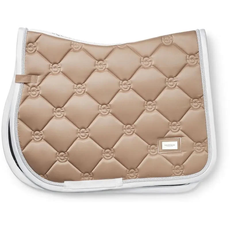 Equestrian Stockholm Show Jumping Saddle Pad – Beige 1