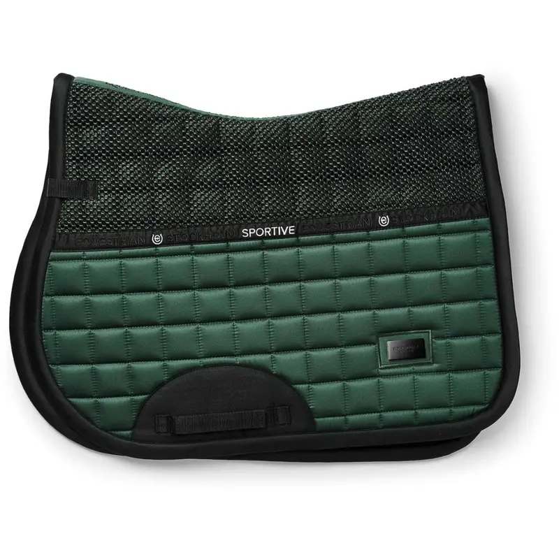 Equestrian Stockholm Sport Jumping Saddle Pad – Sycamore Green 1