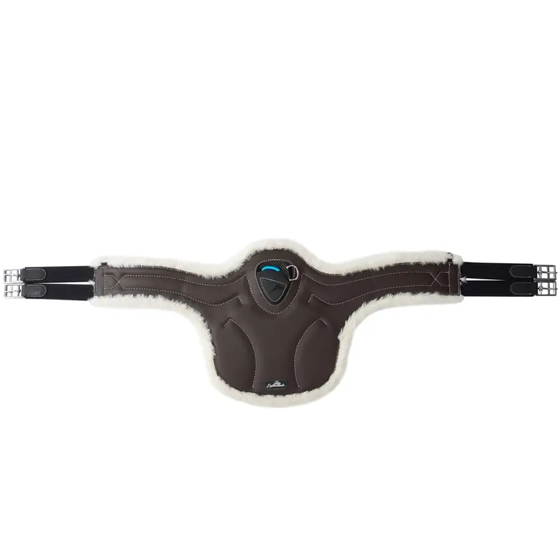 Equick Es Jumping Brown Stud-Fluffy Girth Strap 1
