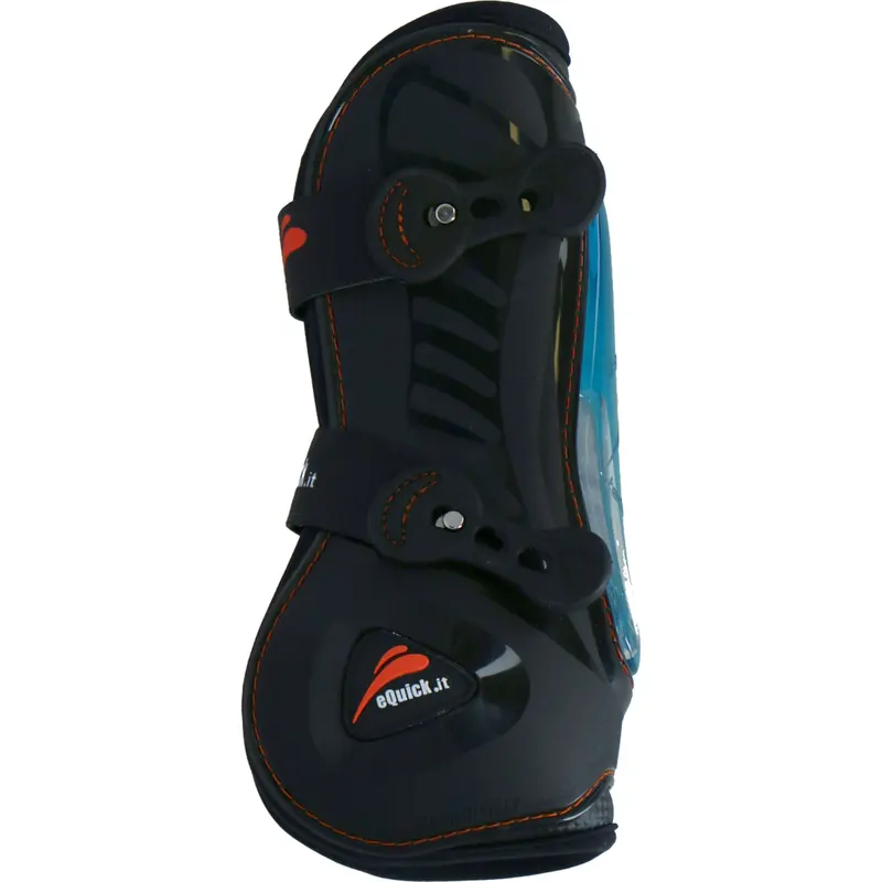 Equick Eshock Front Black Tendon Boots 1