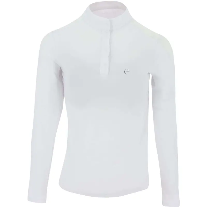 Equithème Beijing Long-Sleeve Show Shirt – White 1