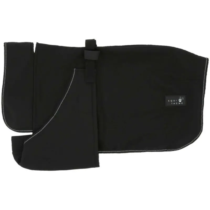 Equithème Black Softshell Dog Coat 1