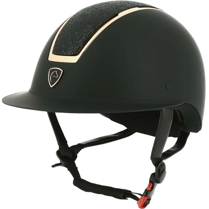 Equithème Glint Matte Riding Helmet – Black & Rose Gold 1