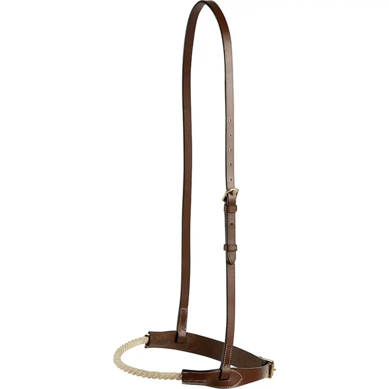 Eric Thomas English-Style Pro Noseband With Rope Accent – Black 1