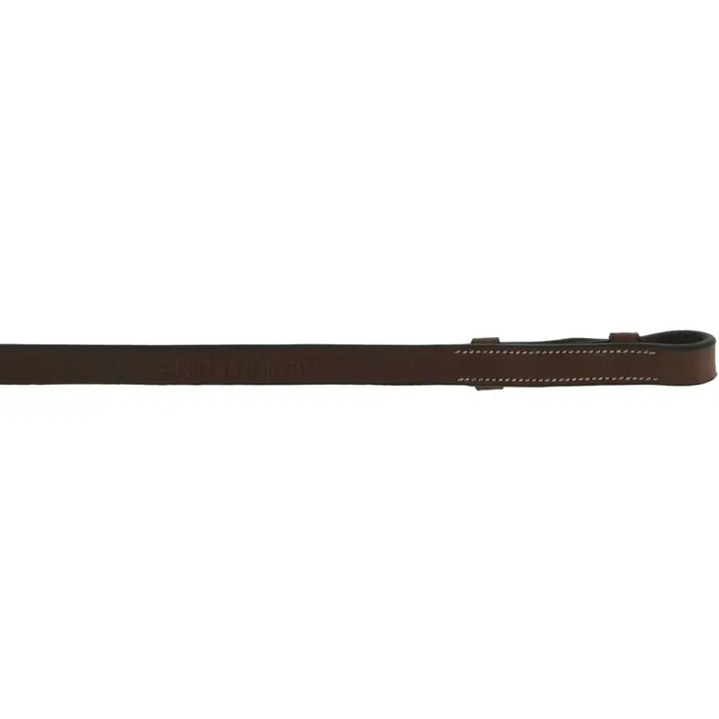 Eric Thomas Leather Reins – 16Mm Width, Havana Color 1