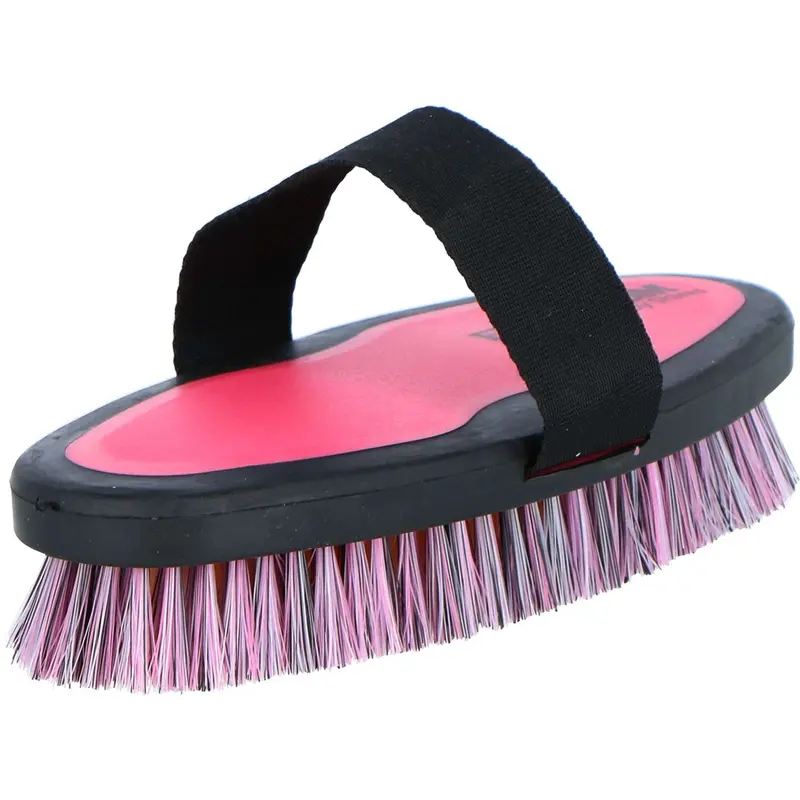 Ezi-Groom Grooming Brush – Bright Pink Washing Brush 1