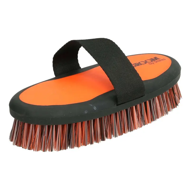 Ezi-Groom Horse Grooming Brush In Orange 1