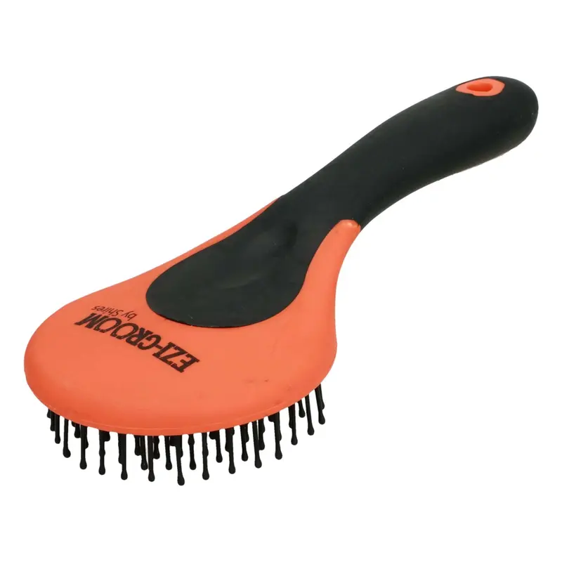 Ezi-Groom Tail & Mane Brush In Orange 1