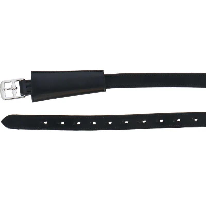 F.R.A. 22Mm Leather-And-Polypropylene Girth Straps In Black 1