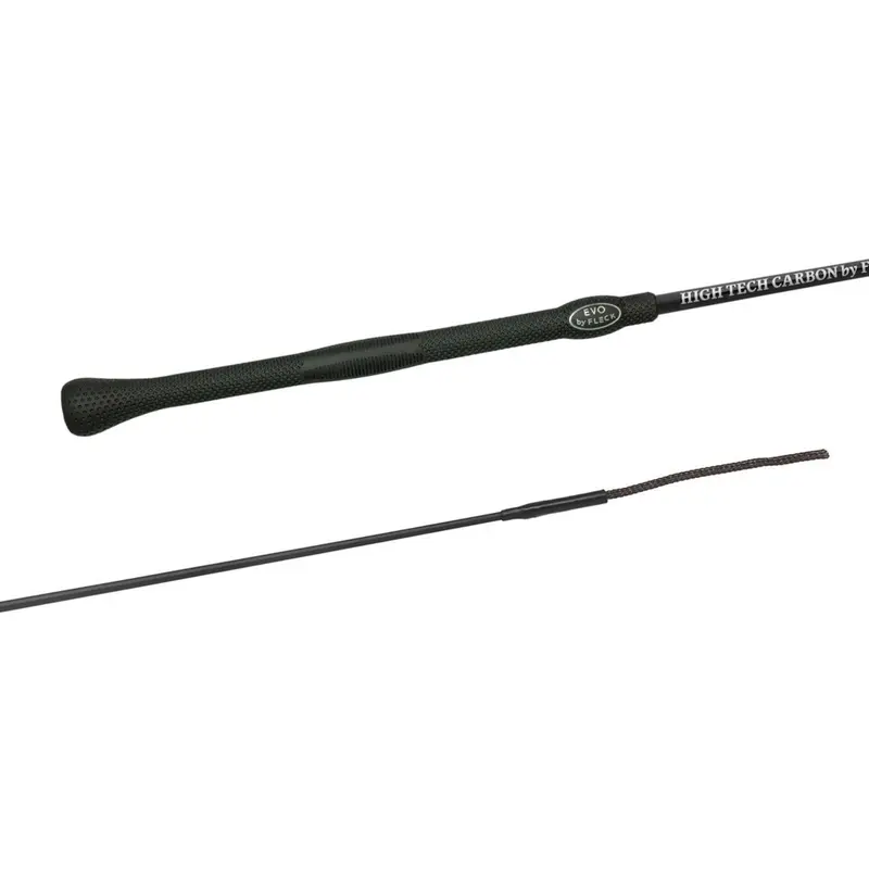 Fleck Evo Carbon Ultralight Dressage Whip In Black 1