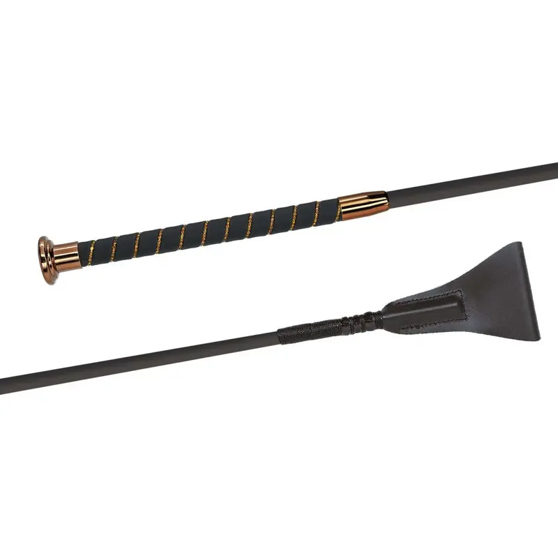 Fleck Silktouch Crystal Jumping Whip – Espresso Brown Finish 1