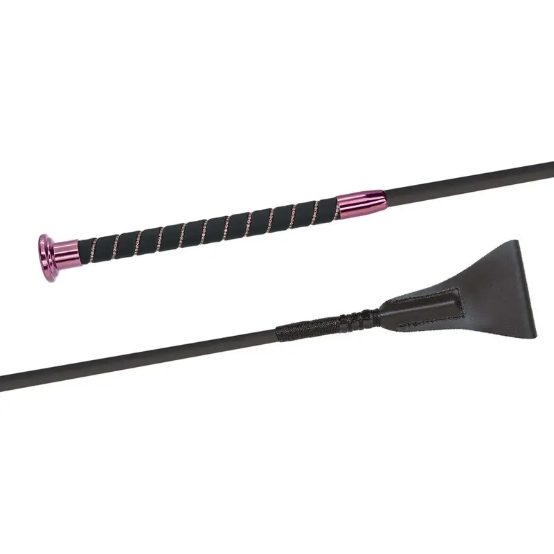 Fleck Silktouch Crystal Jumping Whip – Rose Finish 1