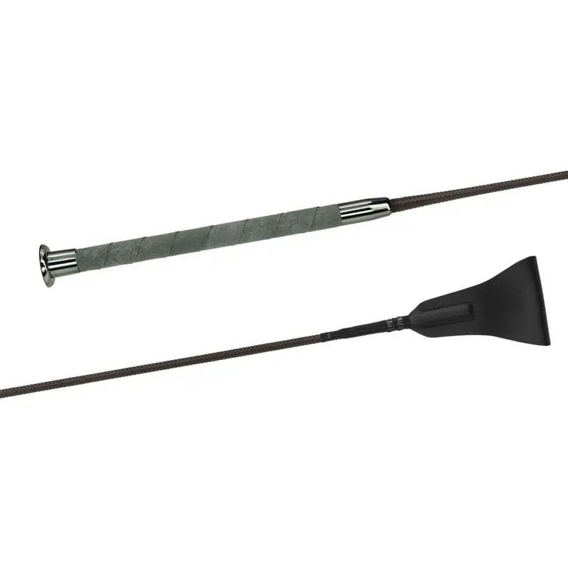 Fleck Softex-Grip Grey Jumping Whip 1