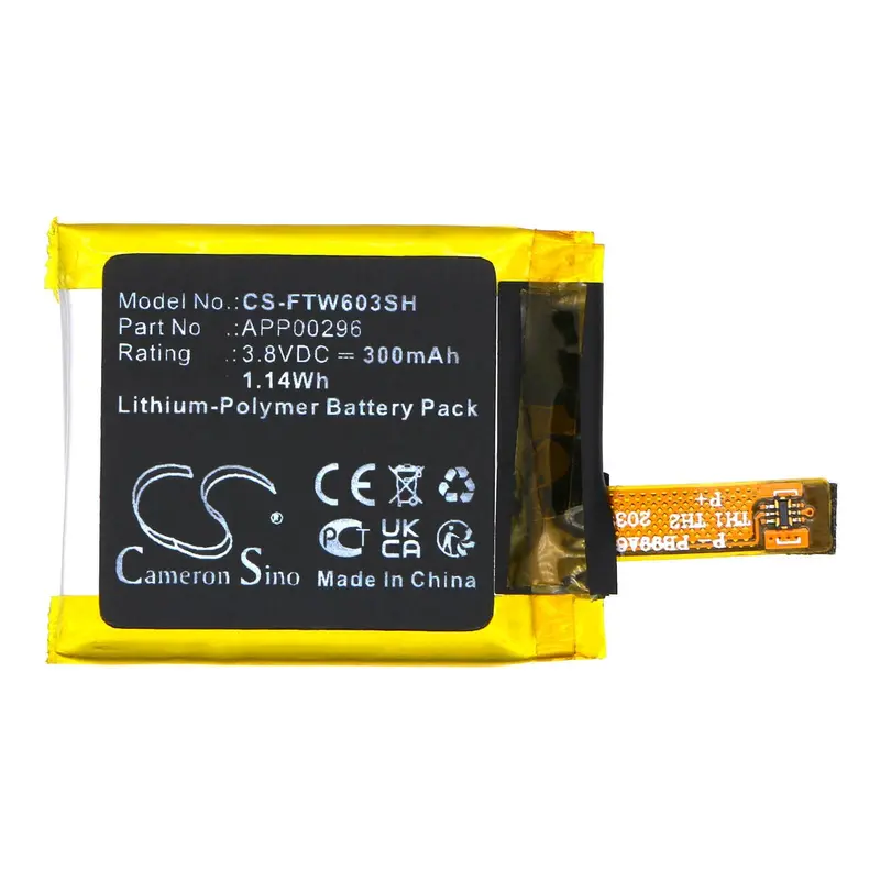 Fossil Julianna Hr Ftw6035 Smartwatch Battery – 3.8V Li-Polymer, 300Mah, 1.14Wh 1