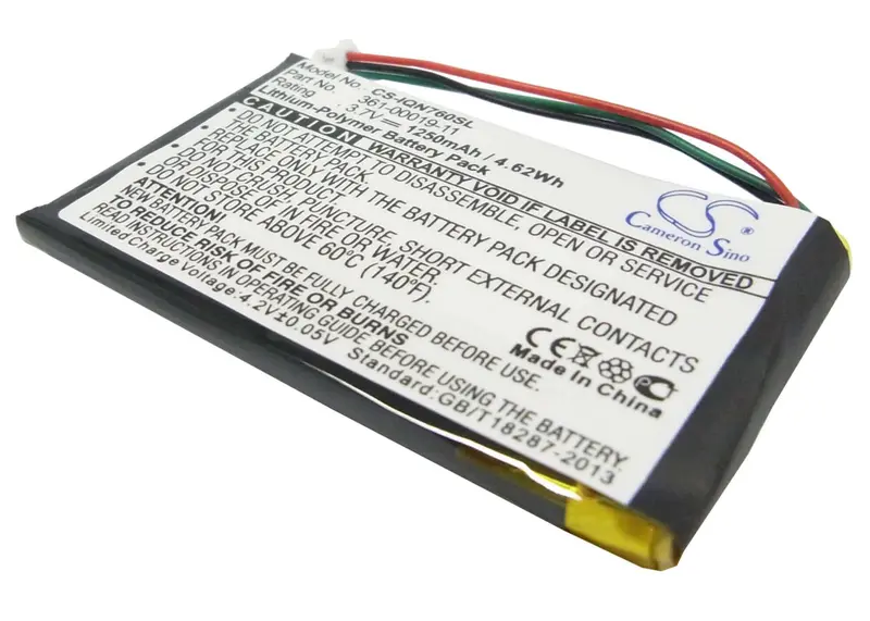 Garmin Gps Replacement Battery – 3.7V Li-Polymer, 1250Mah, 4.63Wh, Fits Nuvi 3590 & 3590 Lm (Part #361-00019-11) 1