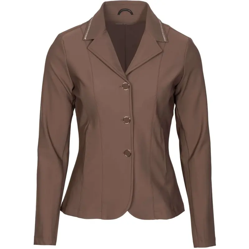 Harry'S Horse Eqs Competition Jacket – Ivory & Brown 1
