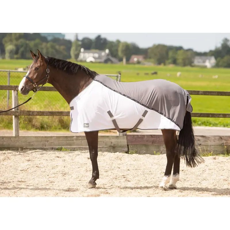 Harry'S Horse Grey Mesh-Pro Fly Sheet For Horses 1