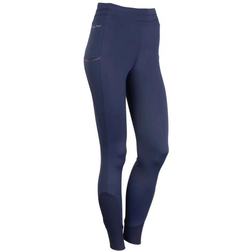 Harry'S Horse Purple Passion Full-Grip Equitation Leggings With Peacoat Finish 1