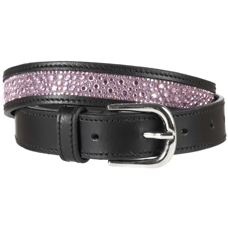 Harry'S Horse Purple Passion Pale-Pansy Elastic Belt For Horses 1