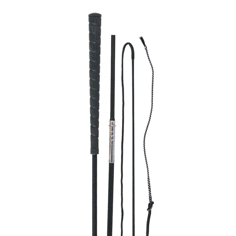 Harry'S Horse Solid-Black Adjustable Lunging Cavesson 1