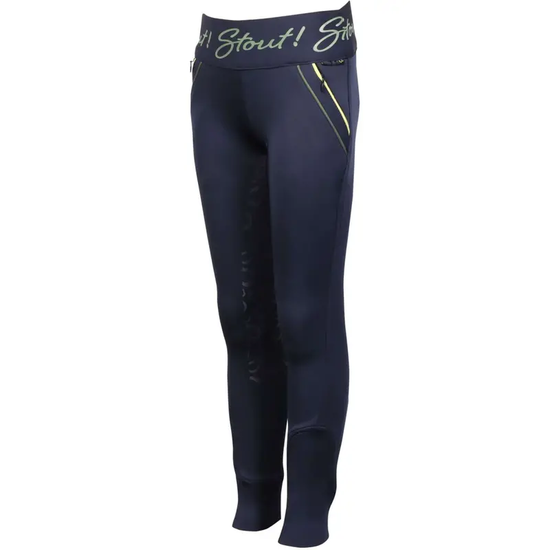 Harry'S Horse Stout! Lime Full-Grip Riding Leggings 1