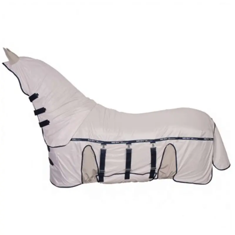Harry'S Horse Superior Mesh Fly Sheet With Neck Cover (Taupe) 1