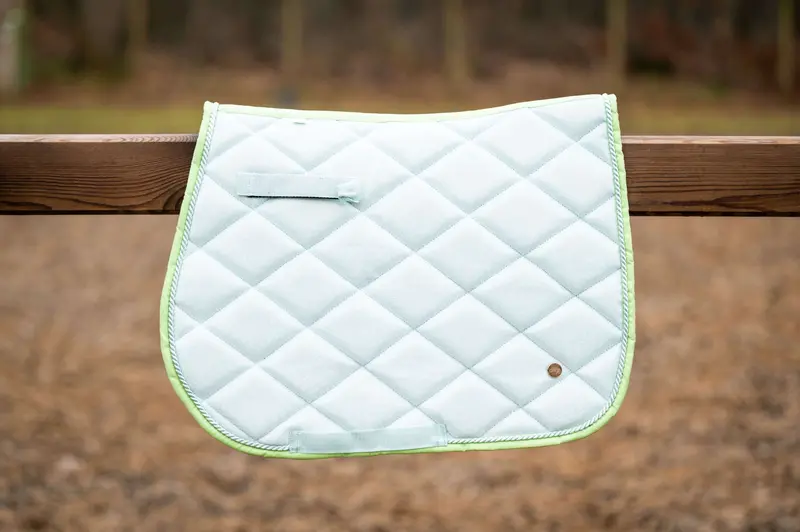 Hb Spring All-Purpose Saddle Pad – Mint Green 1