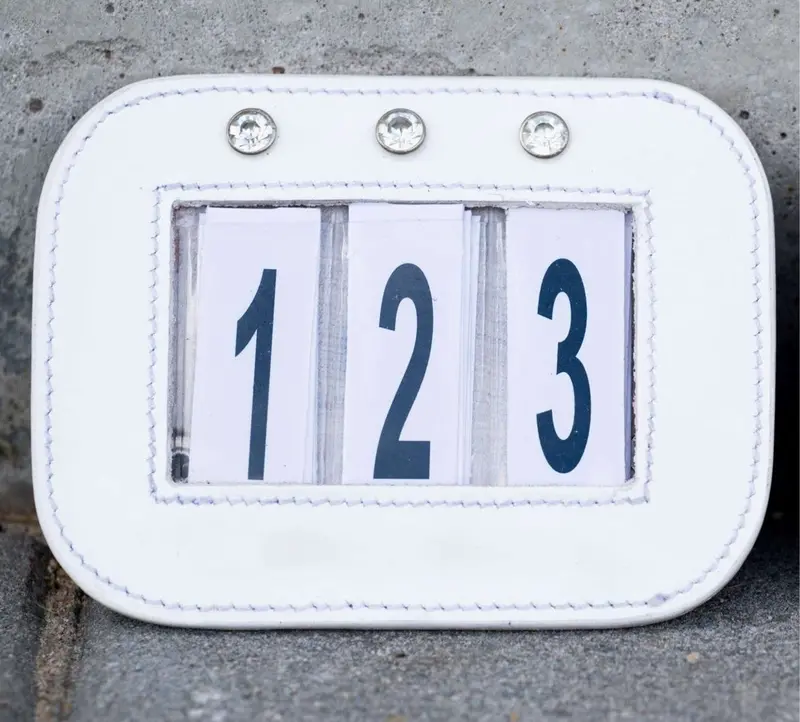 Hb White Showtime Starting Numbers Set 1