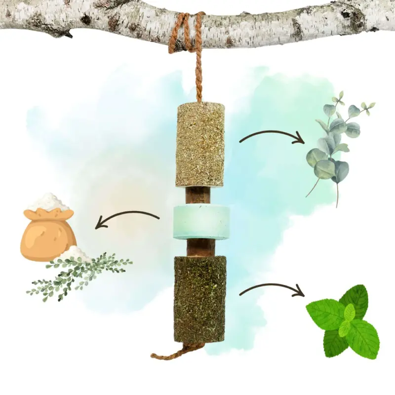 Herbie Herbal Wooden Chew Toy – Breath Support 1