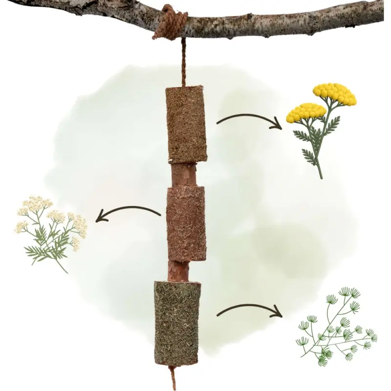 Herbie Herbal Wooden Chew Toy – Calm Formula 1