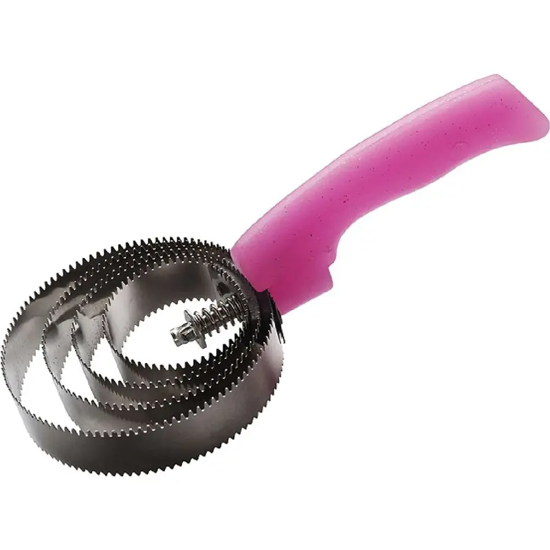 Hippotonic Etrille Fluorescent Round Metal Tag – Pink 1