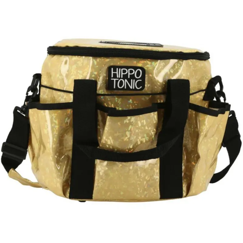 Hippotonic Glossy Gold Grooming Bag 1