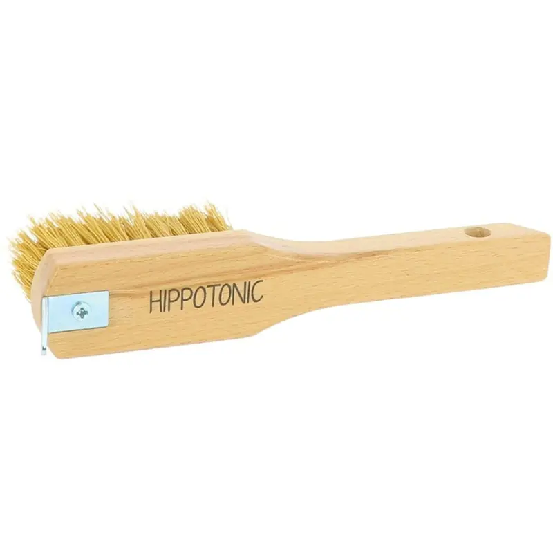 Hippotonic Hoof Brush & Foot Scraper – Camel 1