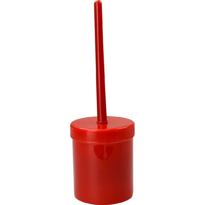Hippotonic Hoof Brush With Storage Pot – Red 1